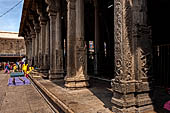 The great Chola temples of Tamil Nadu - The Sri Ranganatha Temple of Srirangam. Mandapa of the third courtyard (southern branch). 